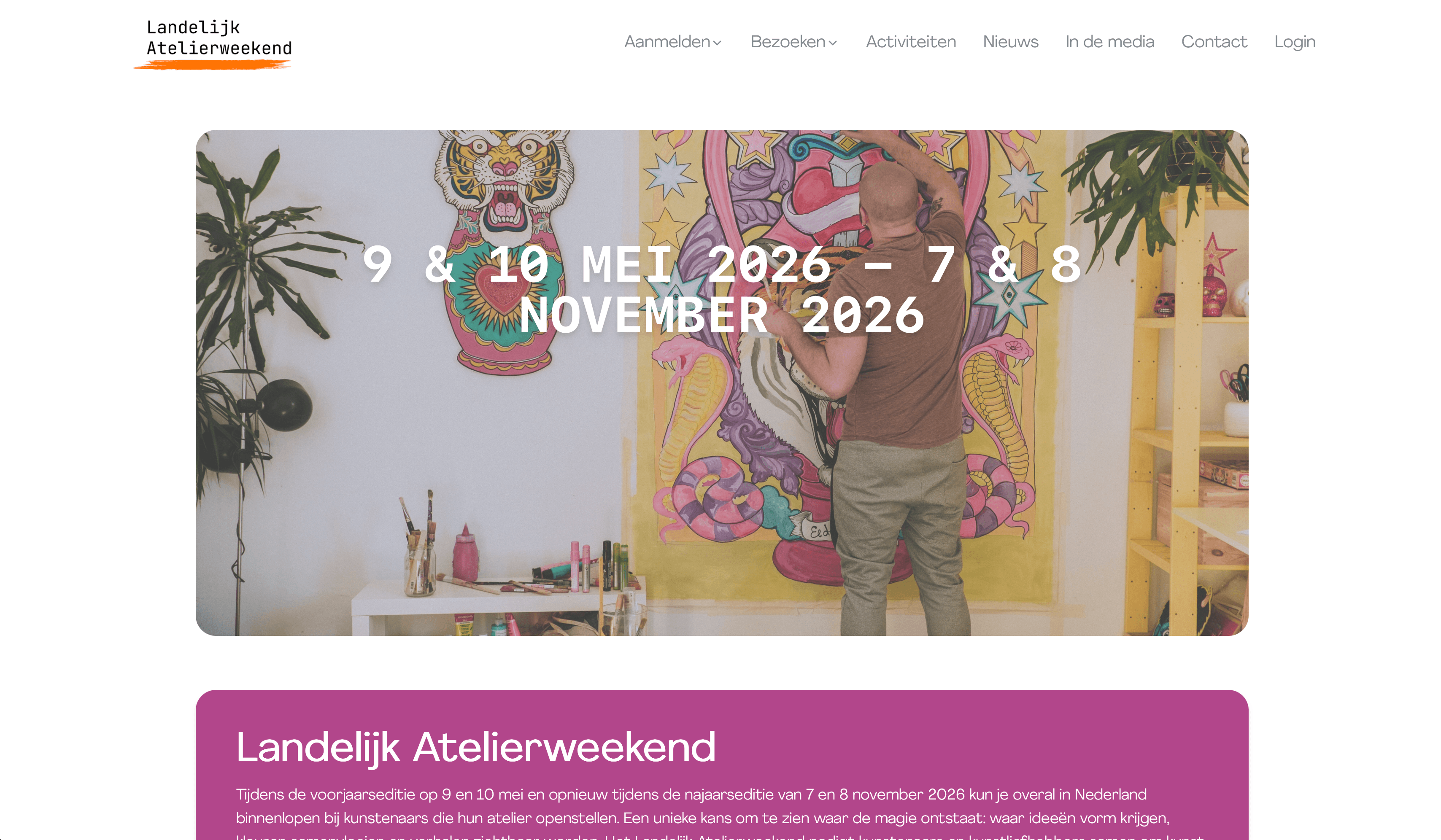 Landelijkatelierweekend.nl